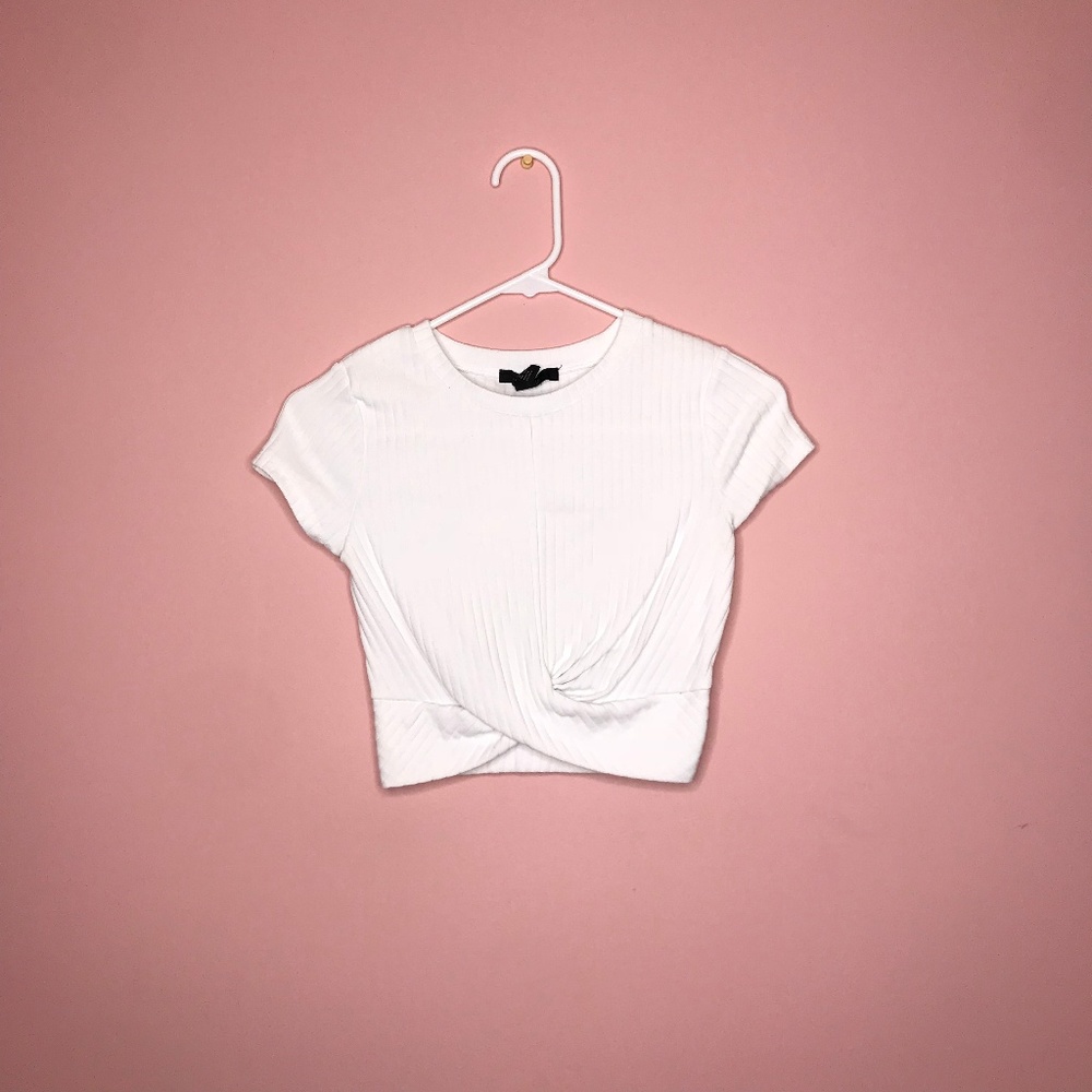 Forever 21 Twist Crop Top